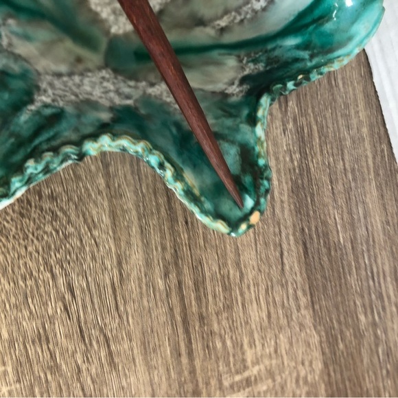 Vtg MCM Italian Ceramic Shell Dish - Picture 8 of 13